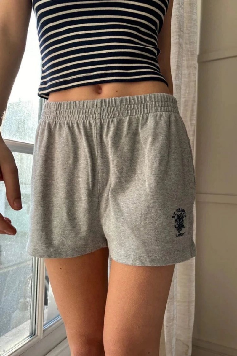 Short Jogging Brandy Melville Rosa St. George Grise | QBZ-69629790